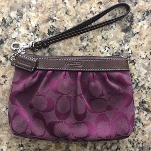 Beautiful Purple Wristlet